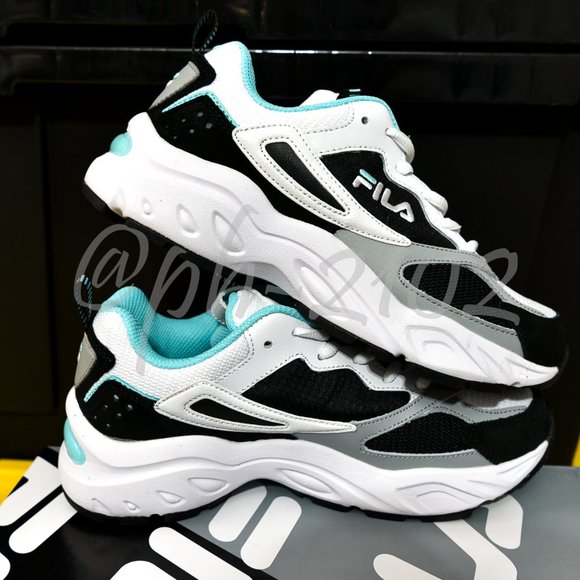 FILA‎ Ladies'  Shoes Green ( White/Black/Mint) - Picture 4 of 8